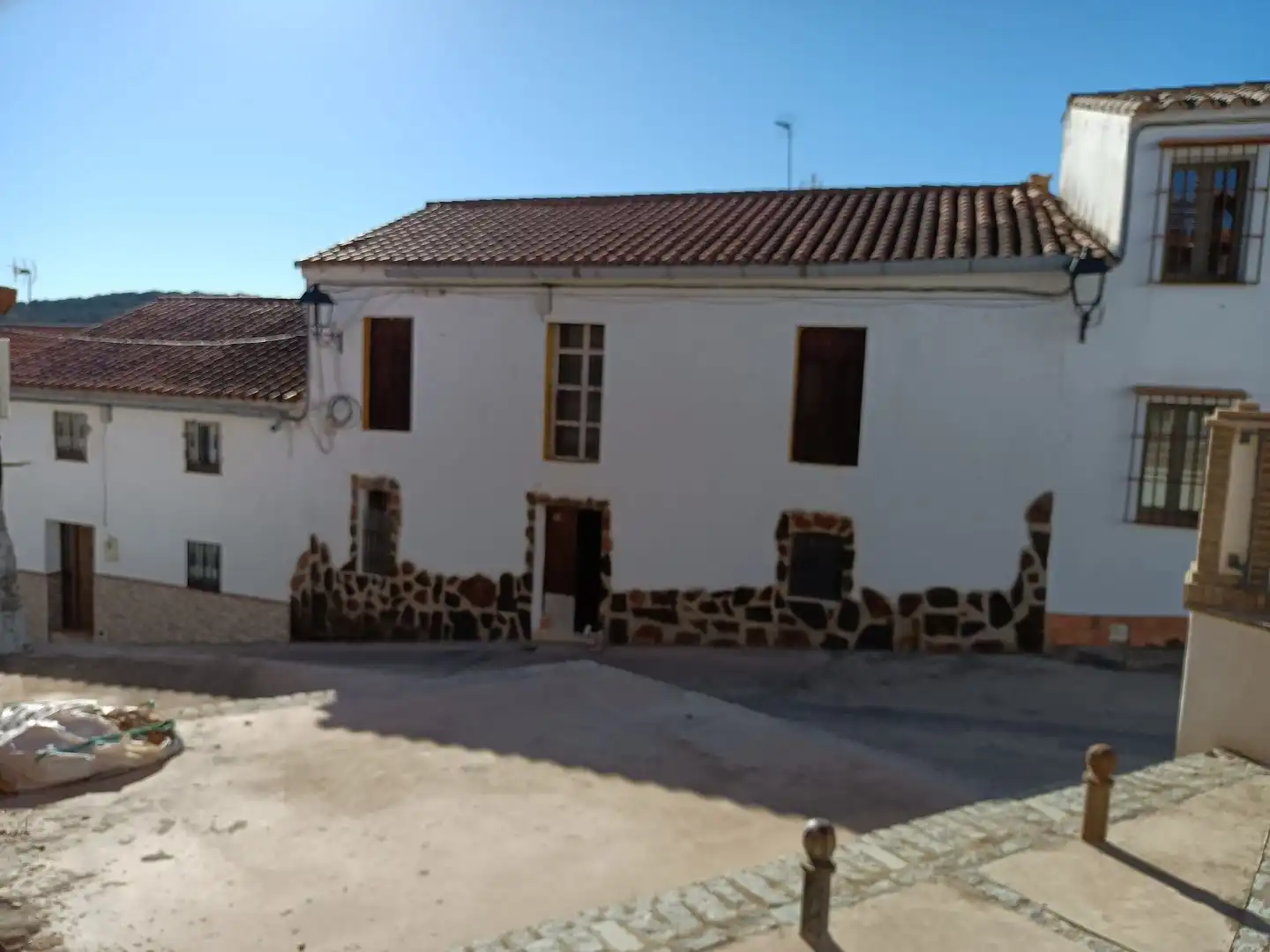 Vista exterior de Casa o chalet en venta en Campofrío con Calefacción, Jardín privado y Terraza