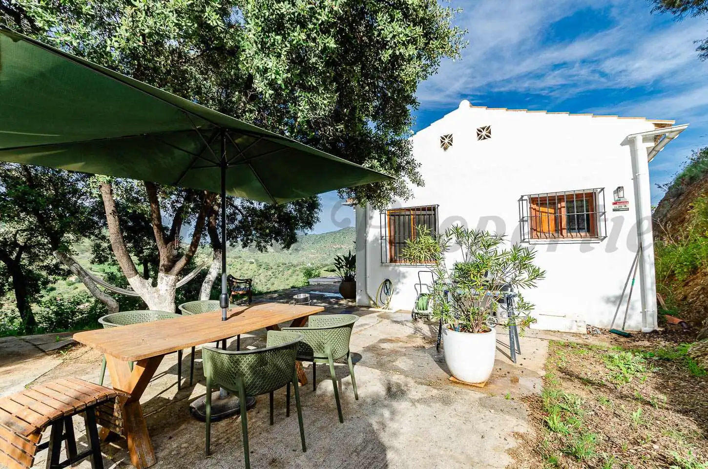 Terraza de Finca rústica en venta en Málaga con Aire acondicionado, Jardín privado y Terraza