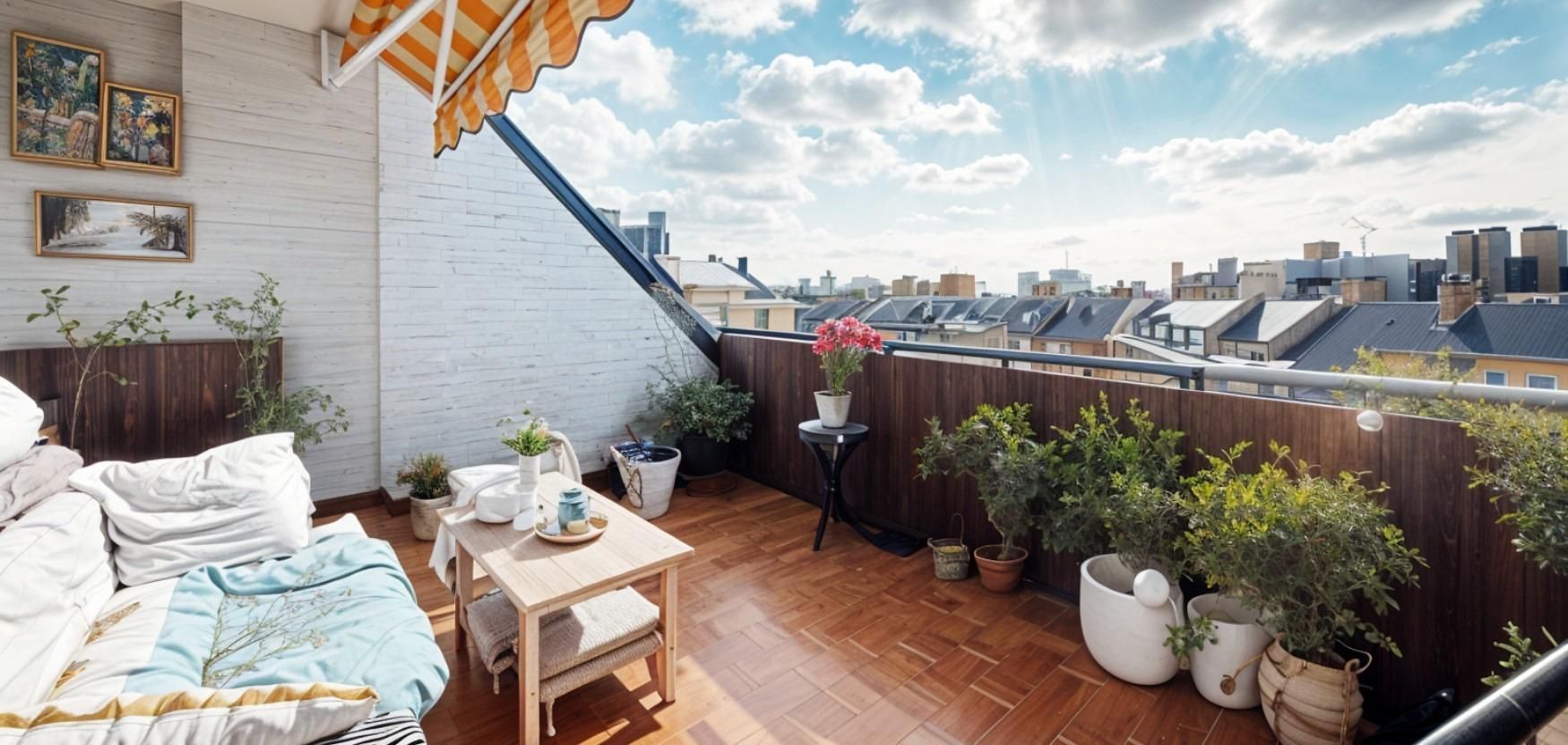 Terrace of Attic for sale in  Madrid Capital  with Air Conditioner, Heating and Private garden