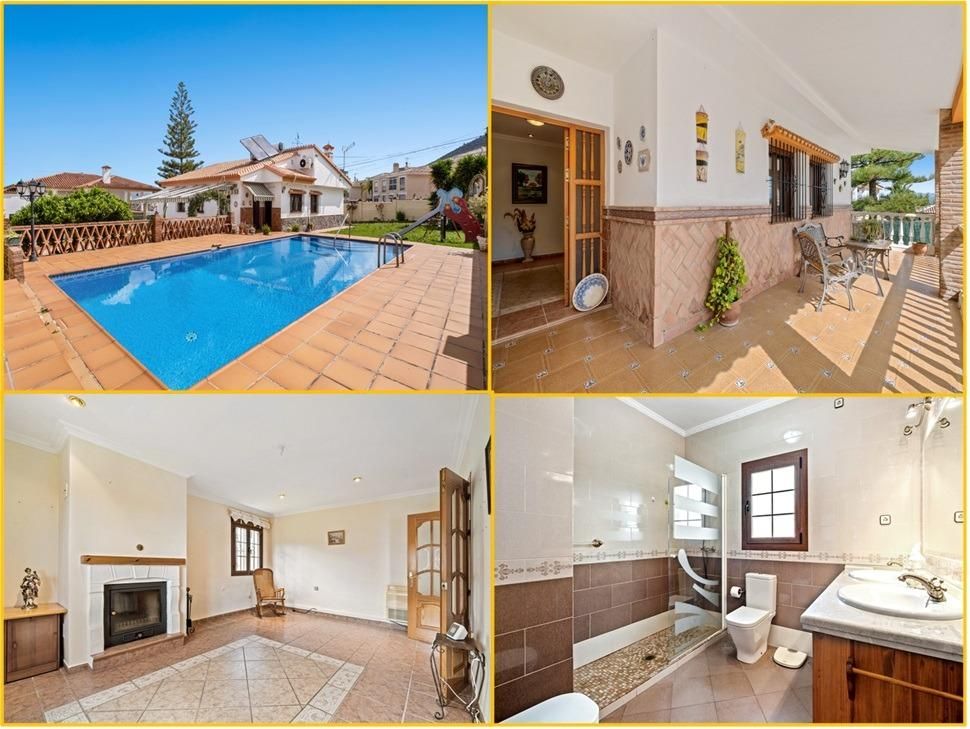 Exterior view of House or chalet for sale in Alhaurín de la Torre  with Air Conditioner and Swimming Pool