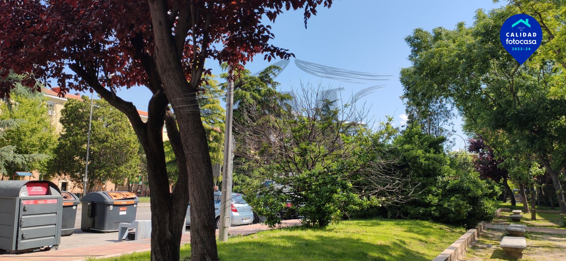 Vista exterior de Pis en venda en  Madrid Capital amb Aire condicionat, Calefacció i Parquet