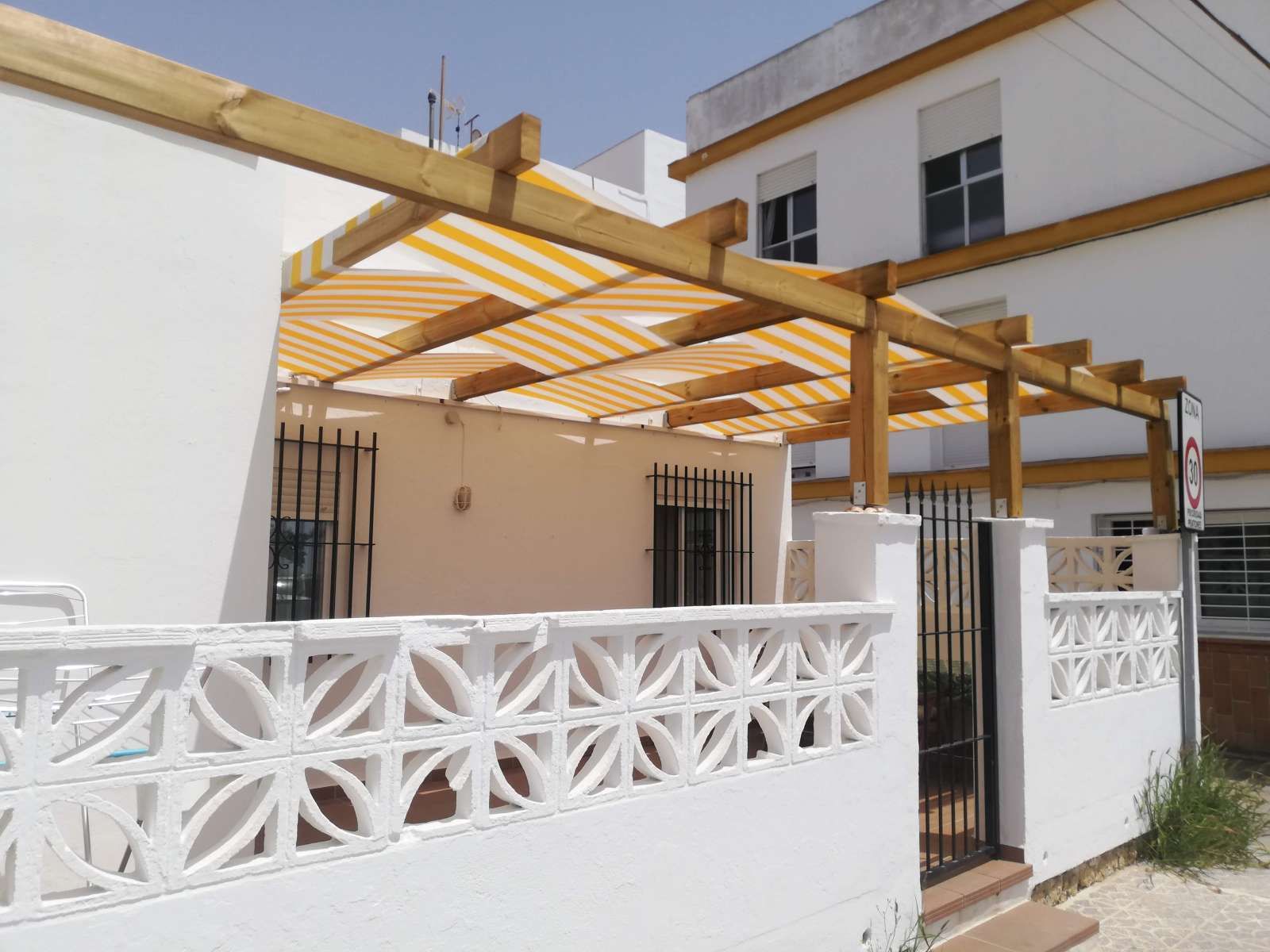 Terrassa de Apartament per a compartir en Conil de la Frontera amb Aire condicionat, Calefacció i Terrassa