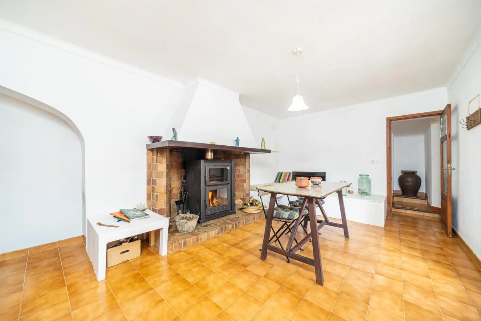 Sala d'estar de Finca rústica en venda en Felanitx