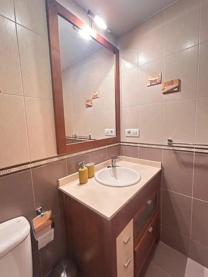 Bathroom of Flat for rent in Gijón   with Heating, Storage room and Furnished