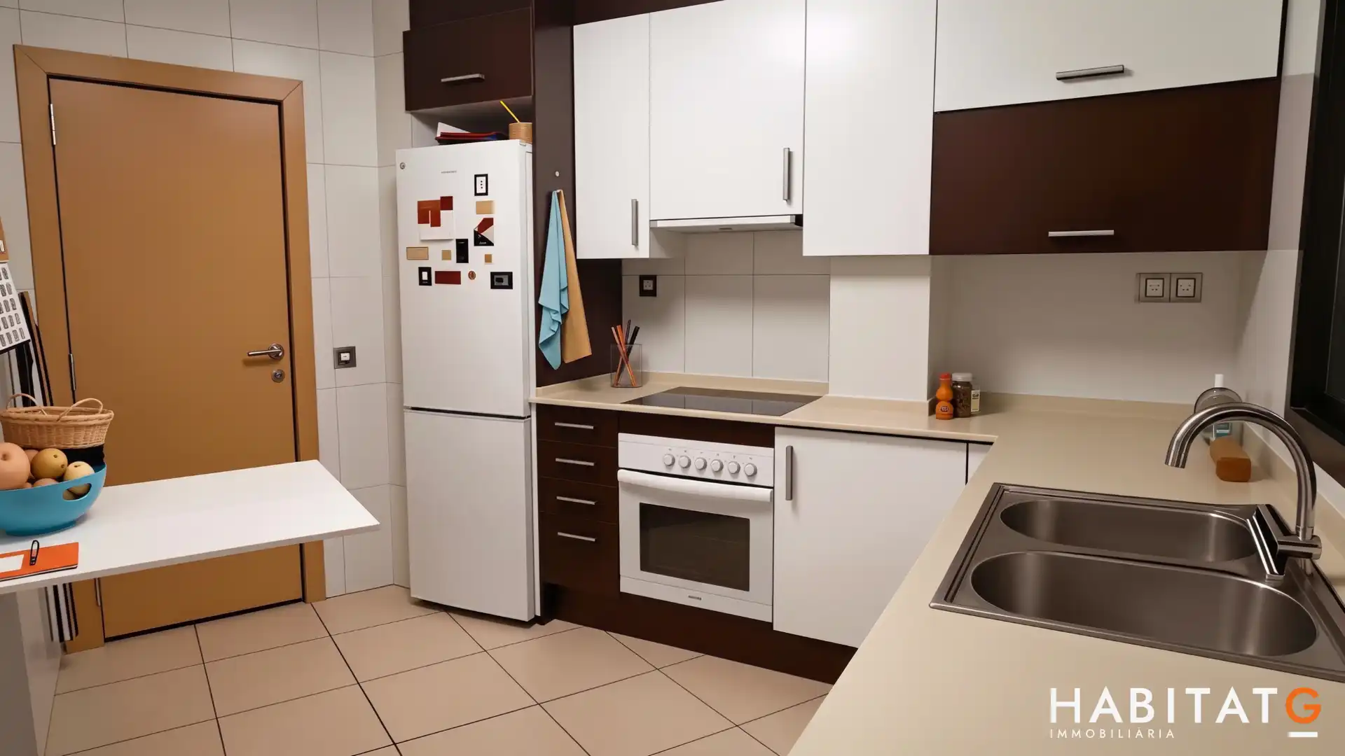 Küche von Wohnung zum Verkauf in Bellpuig mit Heizung, Abstellraum und Möbliert
