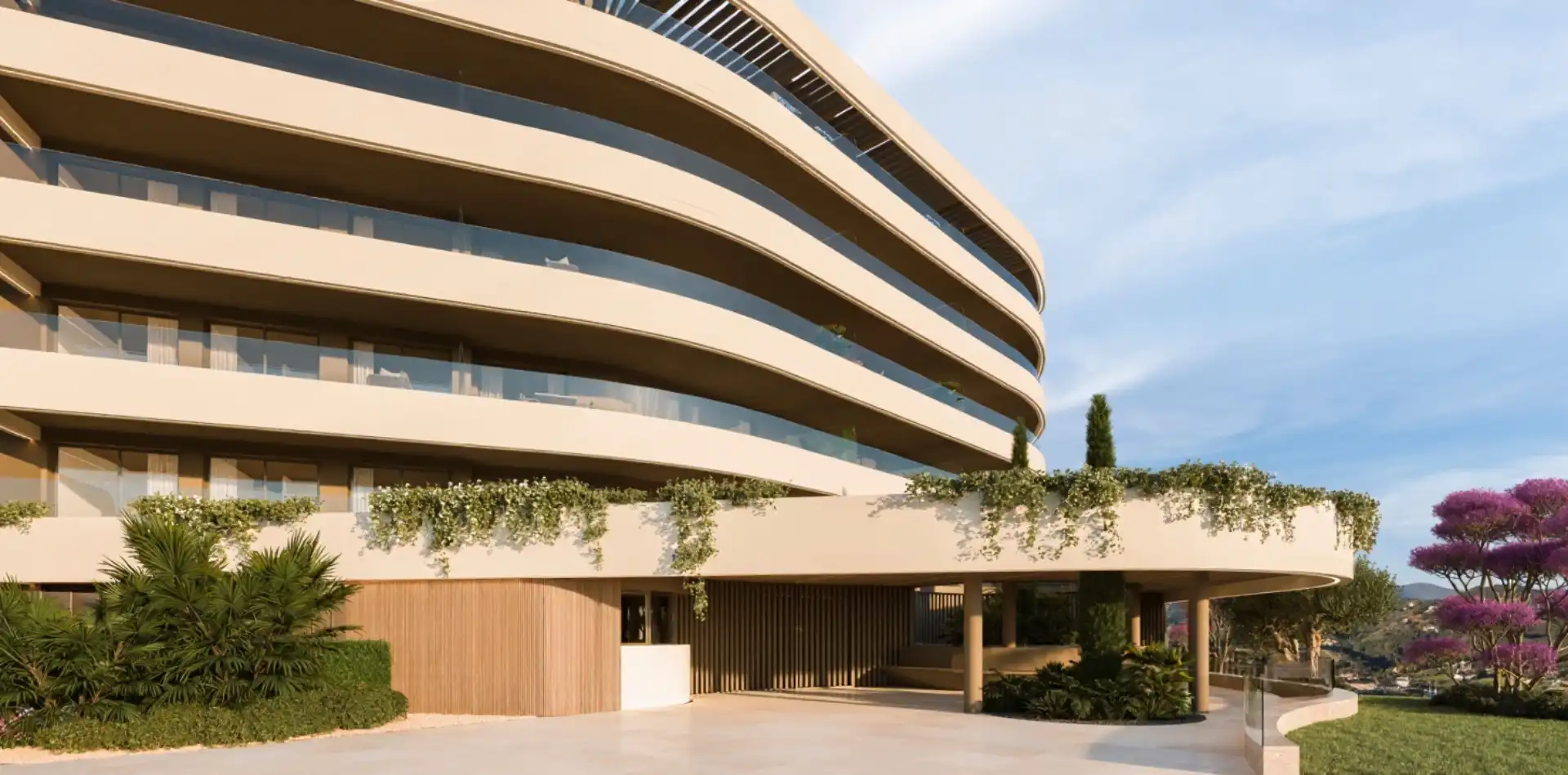 Vista exterior de Ático en venta en Estepona con Aire acondicionado, Terraza y Piscina