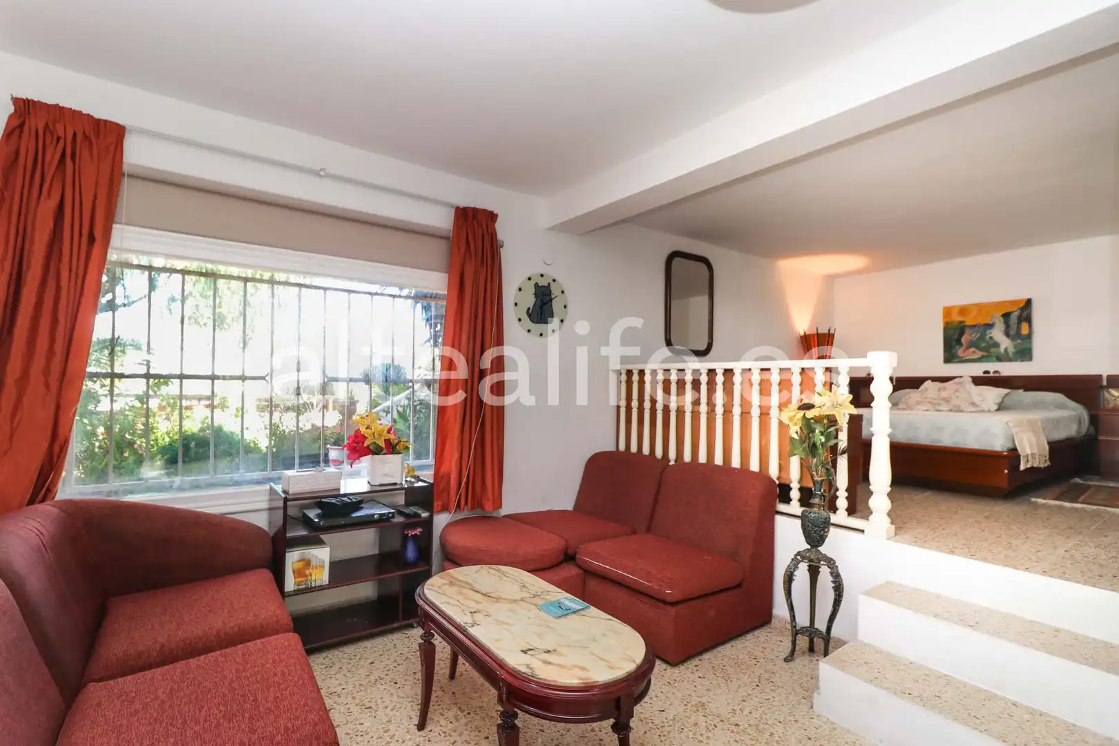 Living room of Houses for sale in L'Alfàs del Pi  with Air Conditioner, Heating and Private garden