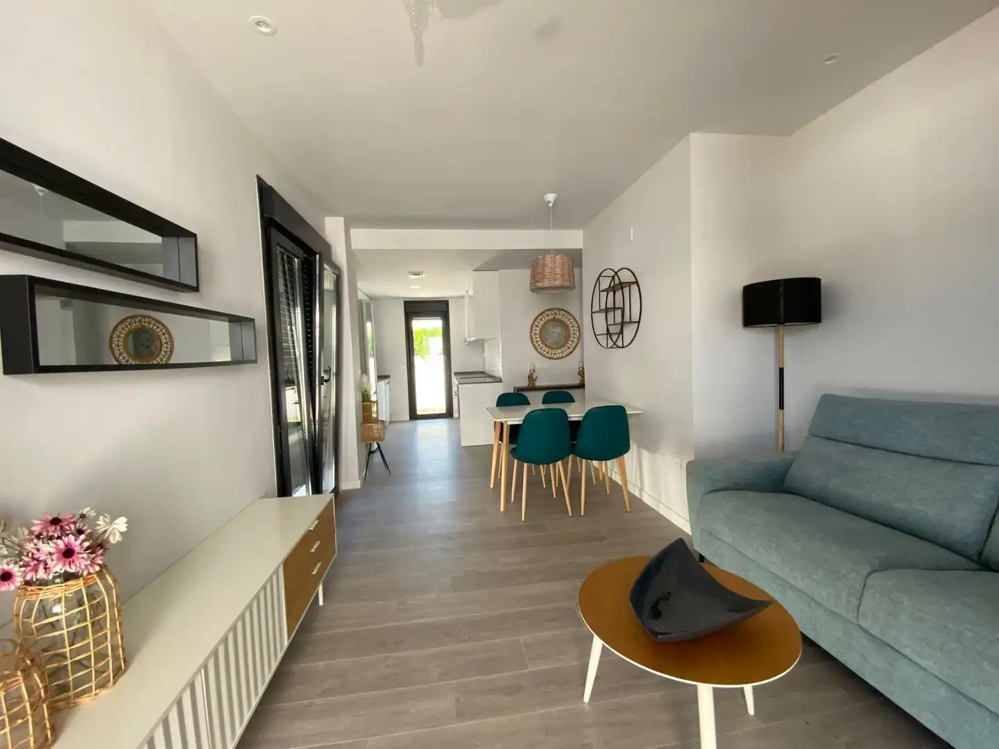 Living room of Houses for sale in El Verger  with Air Conditioner, Private garden and Terrace