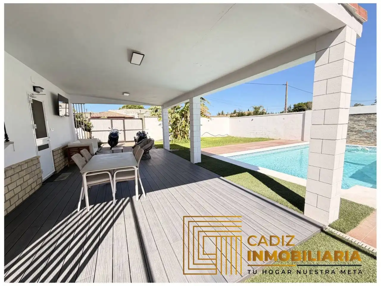 Jardí de Finca rústica en venda en Chiclana de la Frontera amb Aire condicionat, Jardí privat i Terrassa