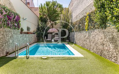 Swimming pool of Single-family semi-detached for sale in Terrassa  with Air Conditioner, Terrace and Swimming Pool