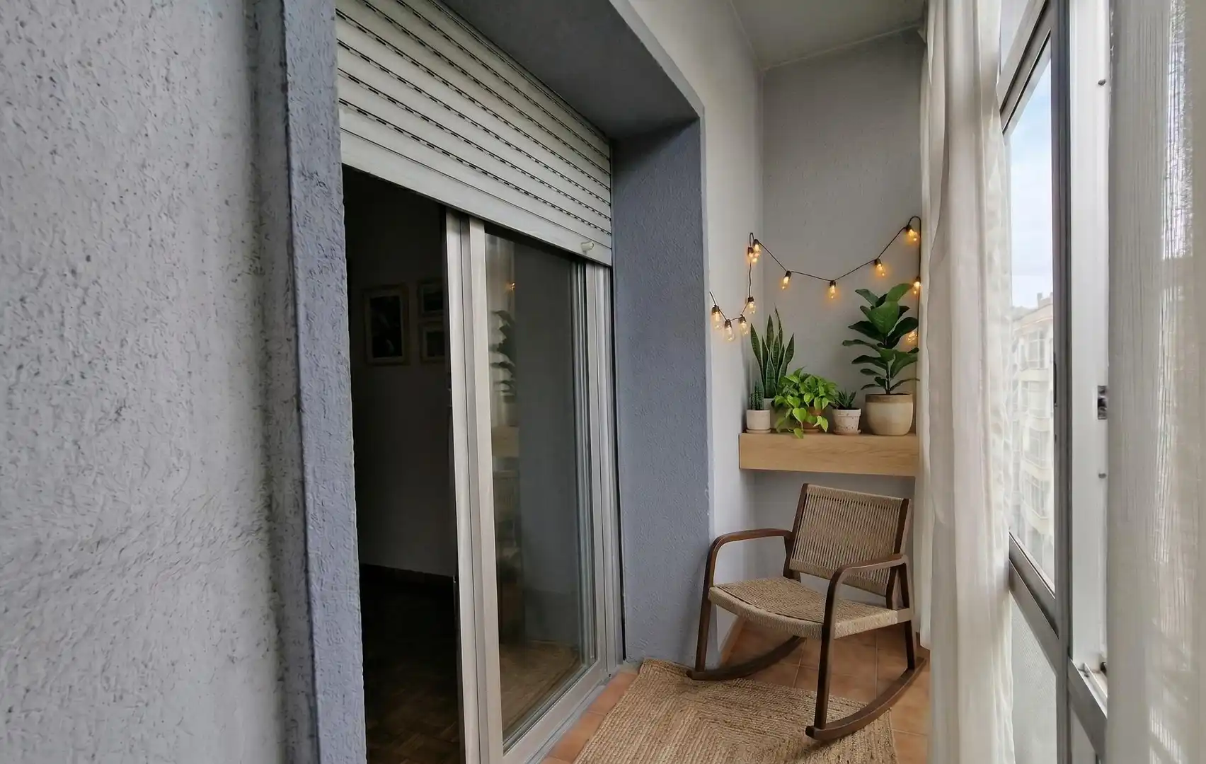 Balcony of Flat for sale in Ourense Capital   with Parquet flooring, Storage room and Balcony