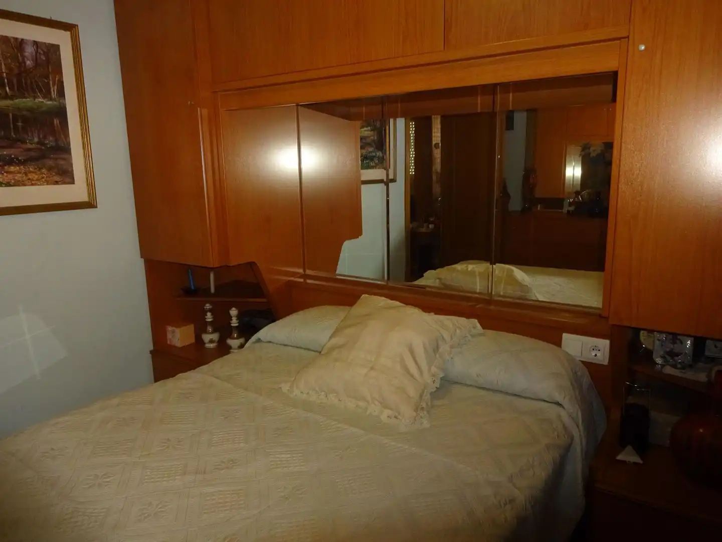 Schlafzimmer von Wohnung zum Verkauf in Mataró mit Möbliert