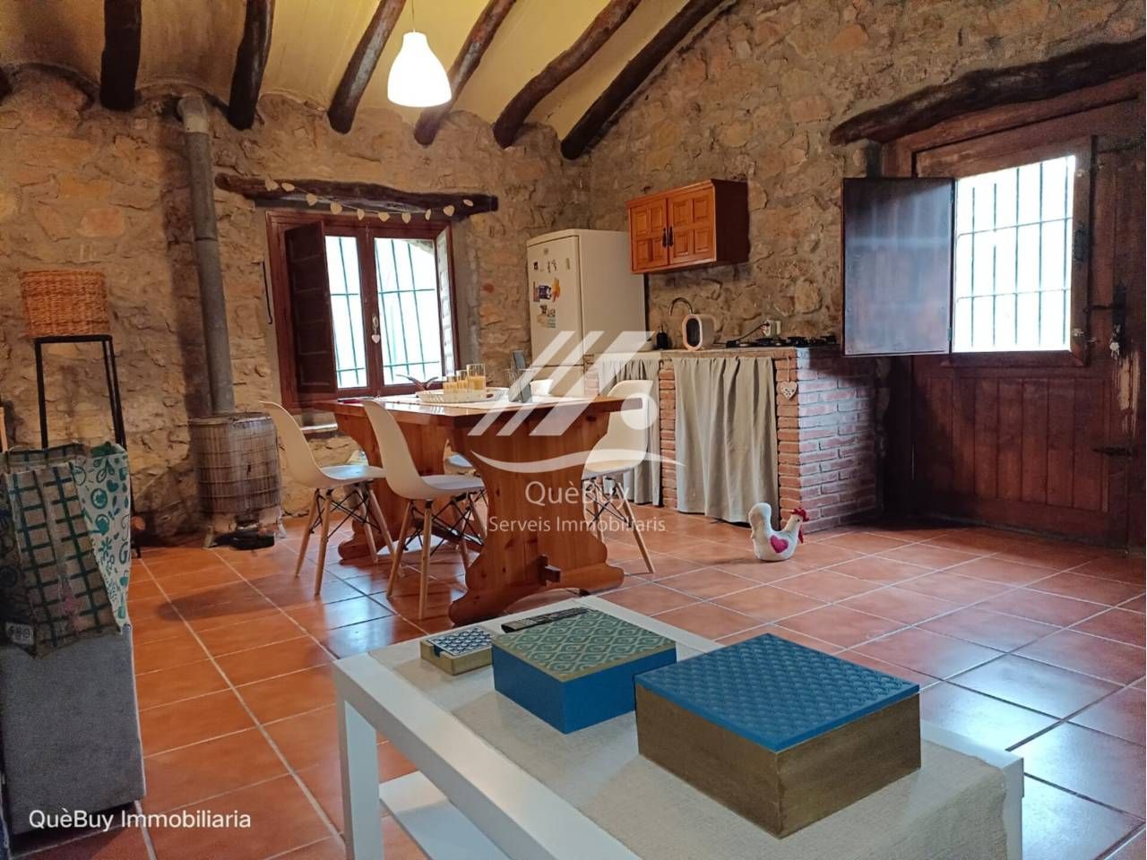 Cocina de Finca rústica en venta en Cabra del Camp con Jardín privado y Amueblado