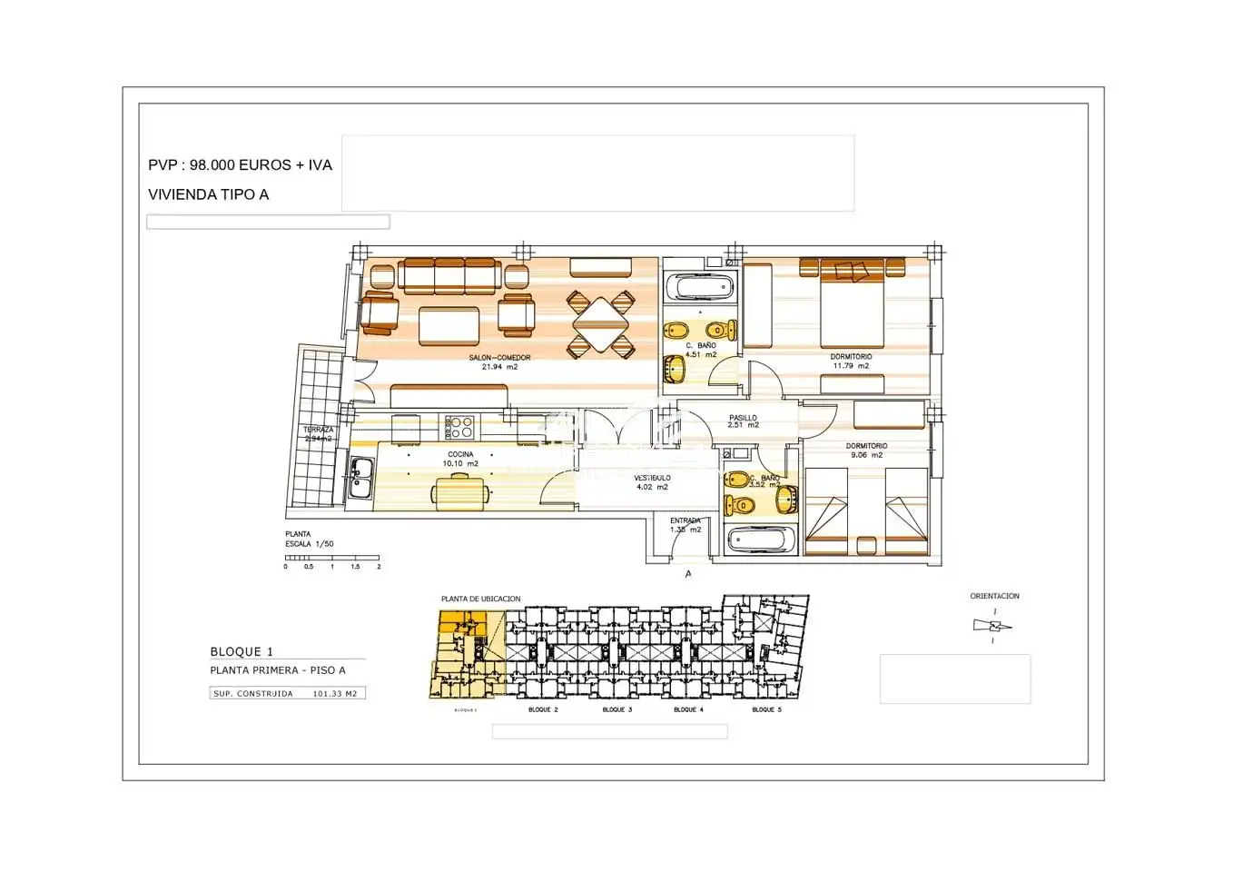 Flat for sale in Lucena  with Terrace and Storage room