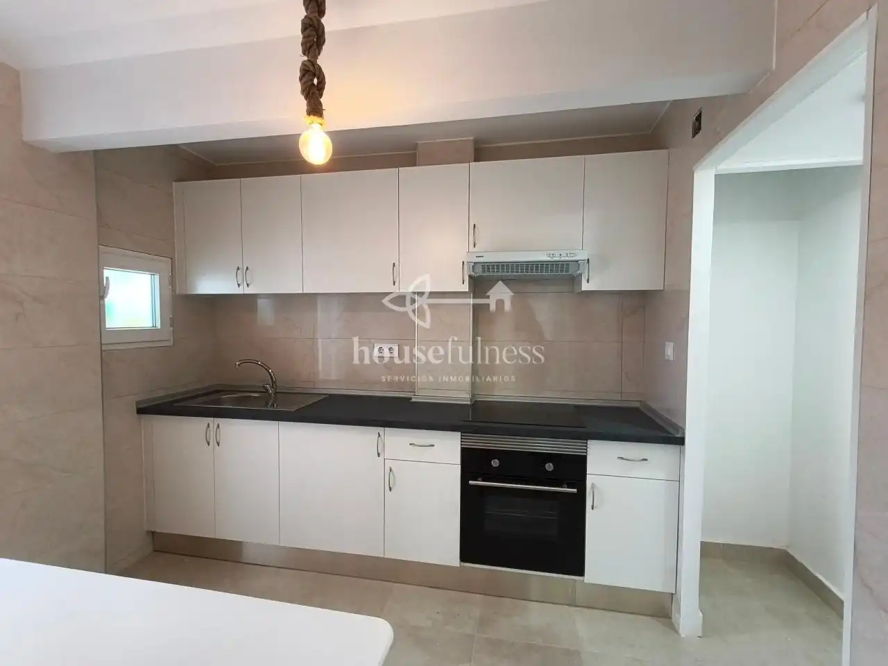 Kitchen of Flat for sale in Ferrol  with Furnished and Balcony