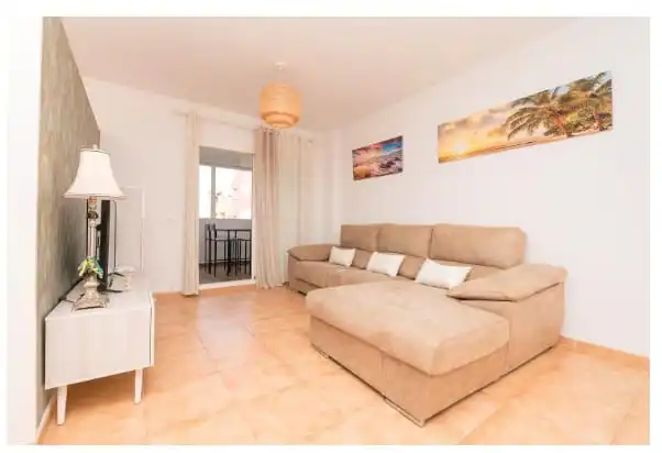 Living room of Flat for rent in Sanlúcar de Barrameda  with Terrace, Furnished and Oven