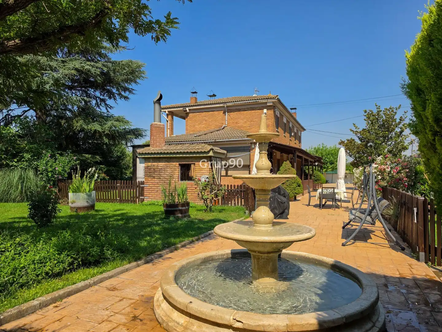 Garden of Houses for sale in Lleida  with Air Conditioner, Heating and Private garden