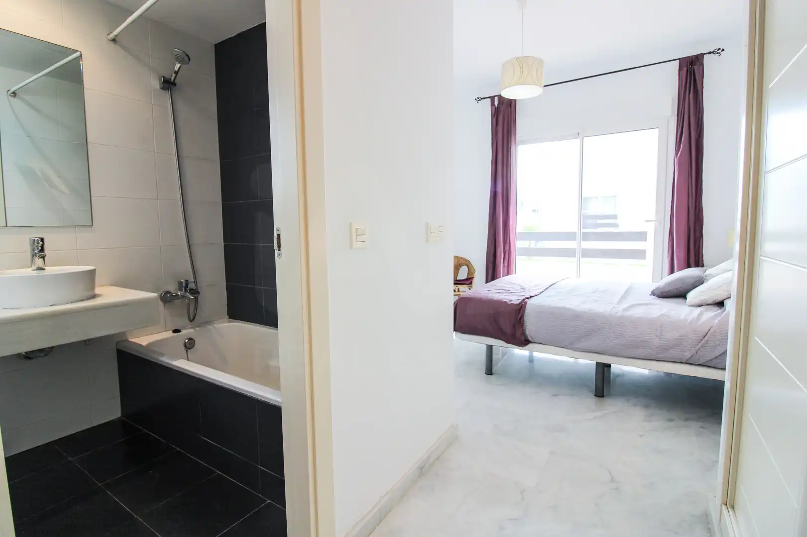 Bedroom of Flat for sale in Estepona  with Air Conditioner, Heating and Terrace