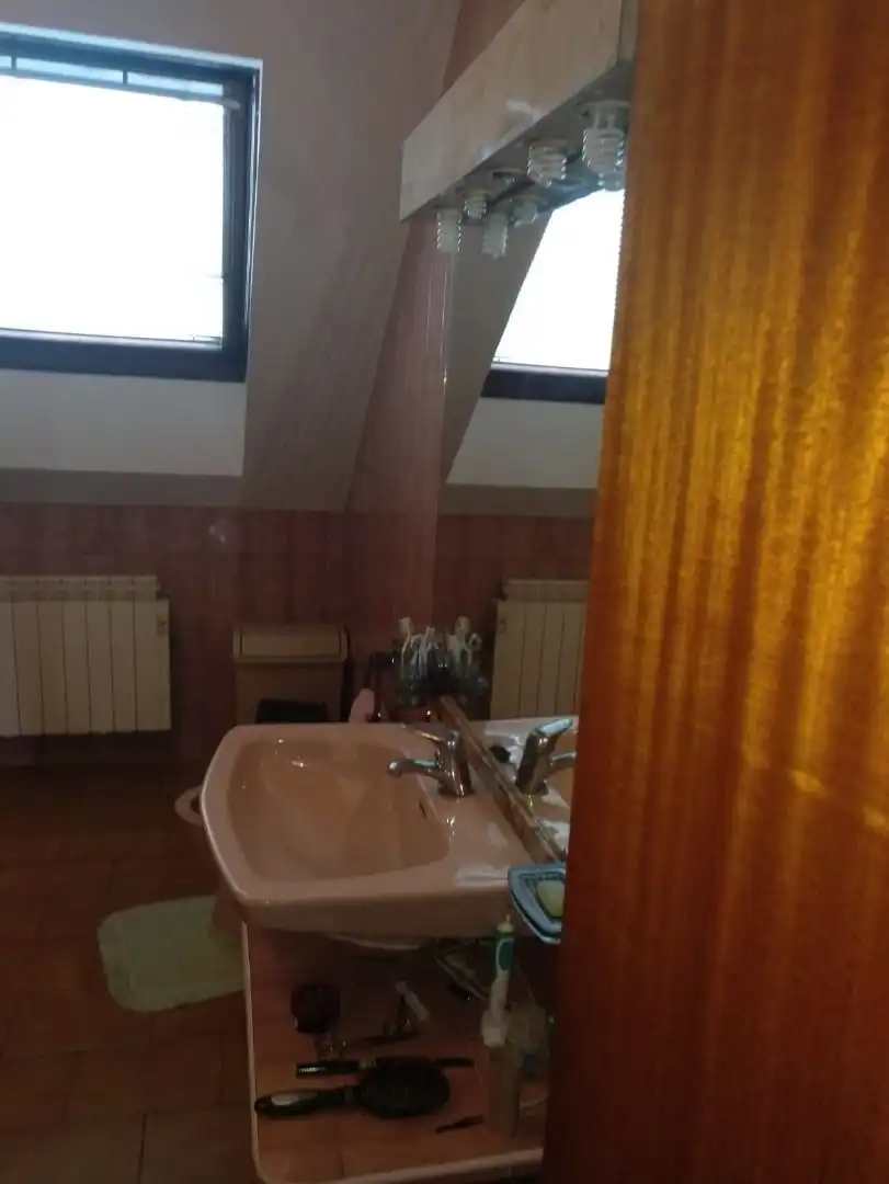 Bathroom of Flat for sale in Langreo  with Parquet flooring, Terrace and Storage room