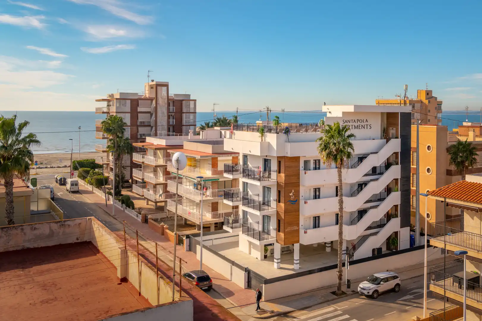Exterior view of Buildings for sale in Santa Pola  with Alarm and Community pool