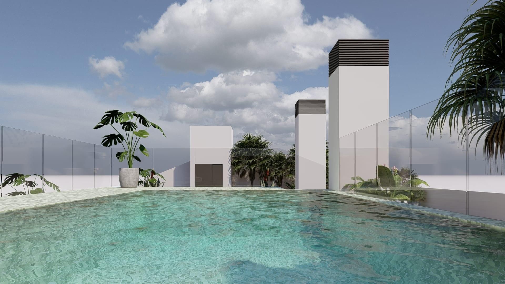 Swimming pool of Flat for sale in  Murcia Capital