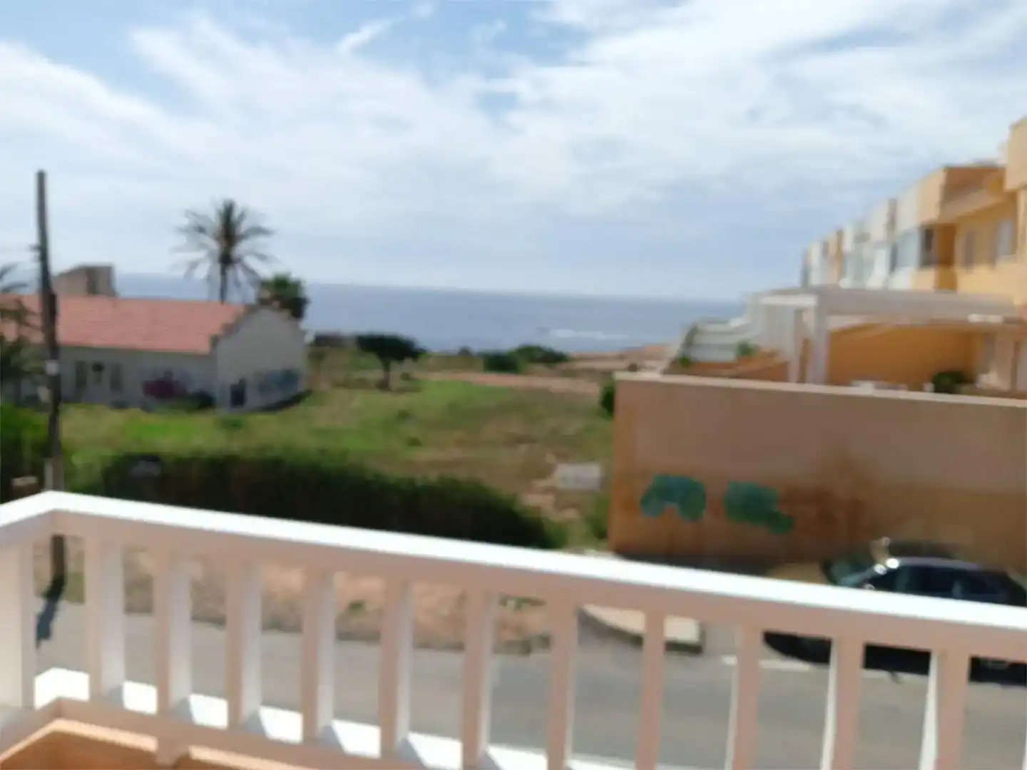 Vista exterior de Casa adosada de lloguer en Cartagena amb Moblat i Balcó