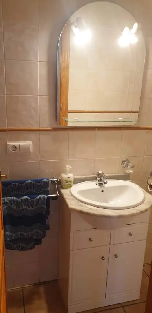 Bathroom of Detached homes for rent in San Pedro del Pinatar  with Air Conditioner, Heating and Private garden