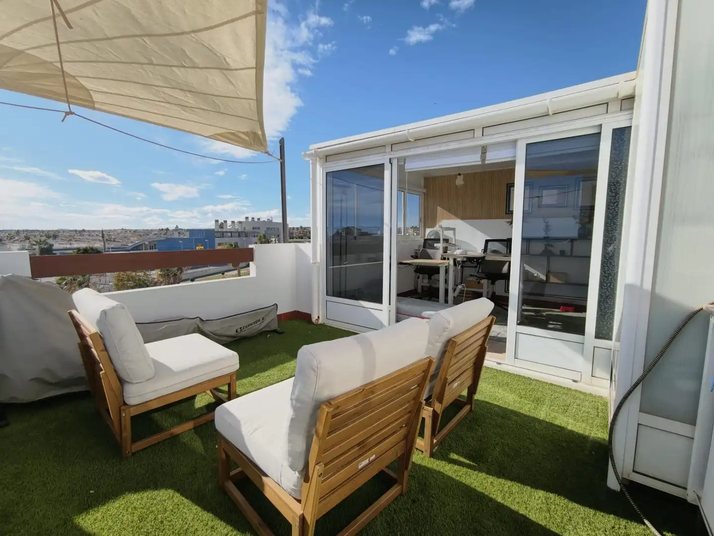 Terrasse von Dachboden zum Verkauf in Orihuela mit Terrasse, Möbliert und Gemeinschaftspool