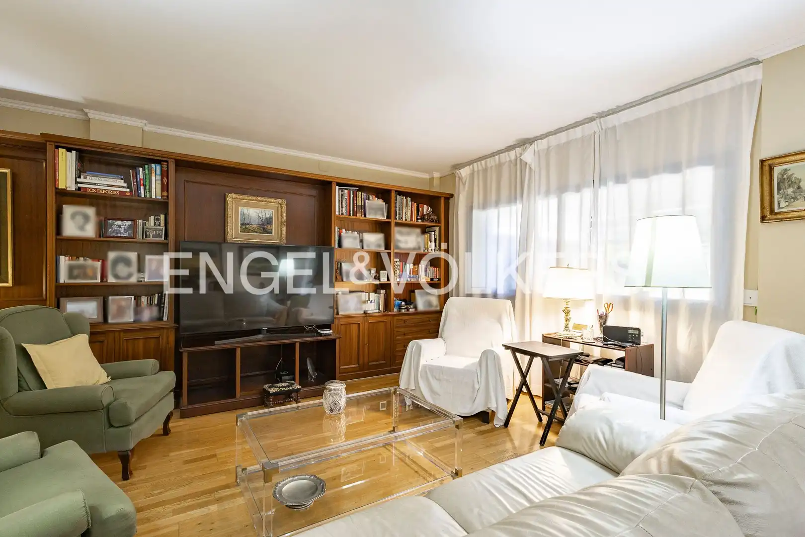 Sala de estar de Apartamento en venta en Sant Feliu de Llobregat con Aire acondicionado, Calefacción y Jardín privado