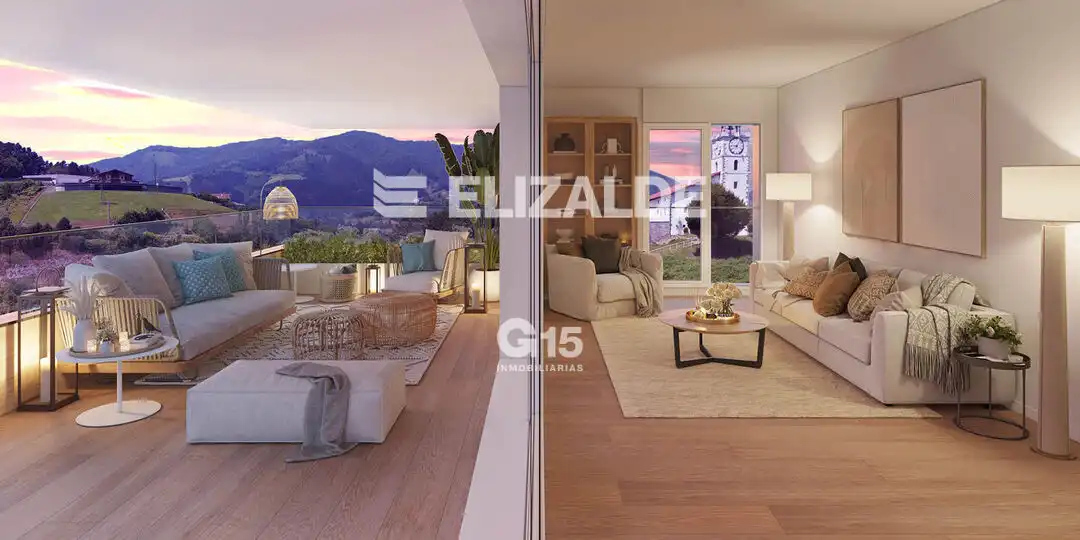 Living room of Flat for sale in Azkoitia  with Heating, Terrace and Storage room