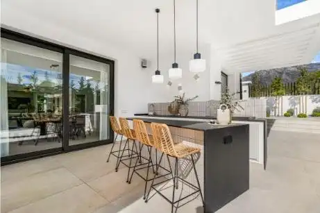 Kitchen of Houses for sale in Marbella  with Air Conditioner, Heating and Private garden