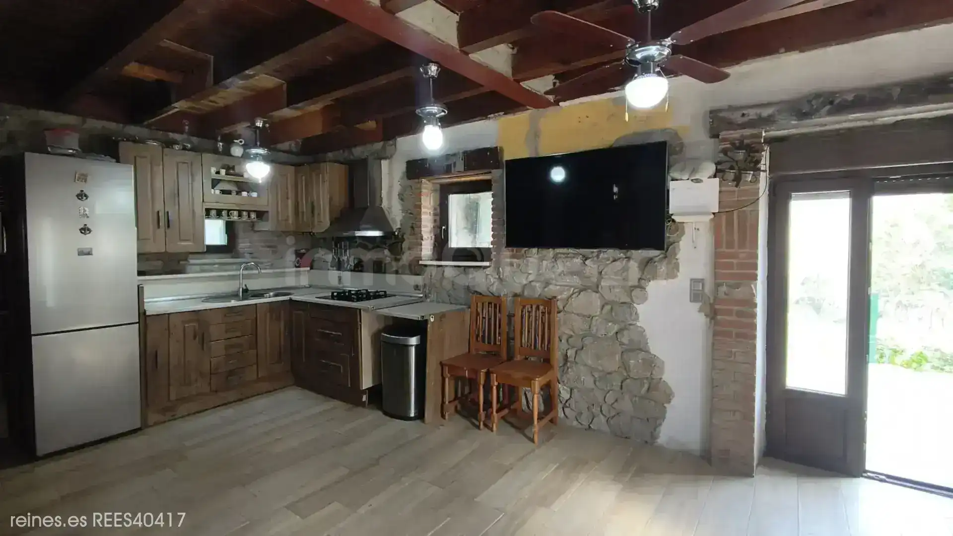 Küche von Haus oder Chalet zum Verkauf in Peñamellera Alta mit Heizung, Privatgarten und Möbliert