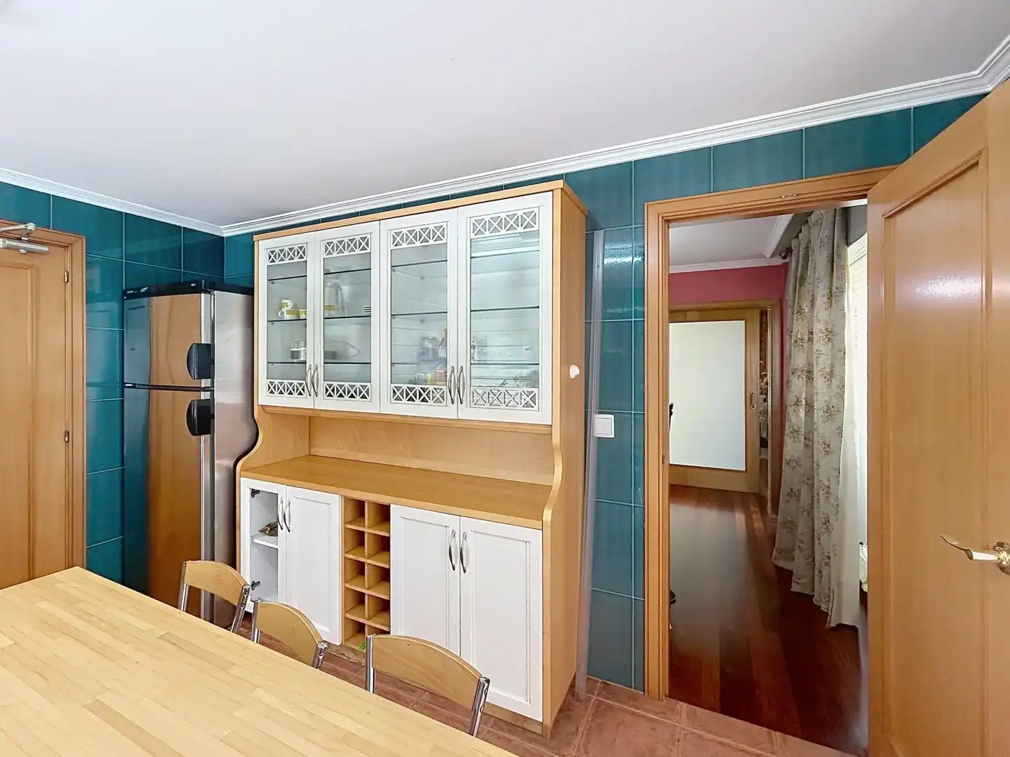 Comedor de Casa adosada en venta en Santiago de Compostela  con Calefacción, Terraza y Piscina comunitaria