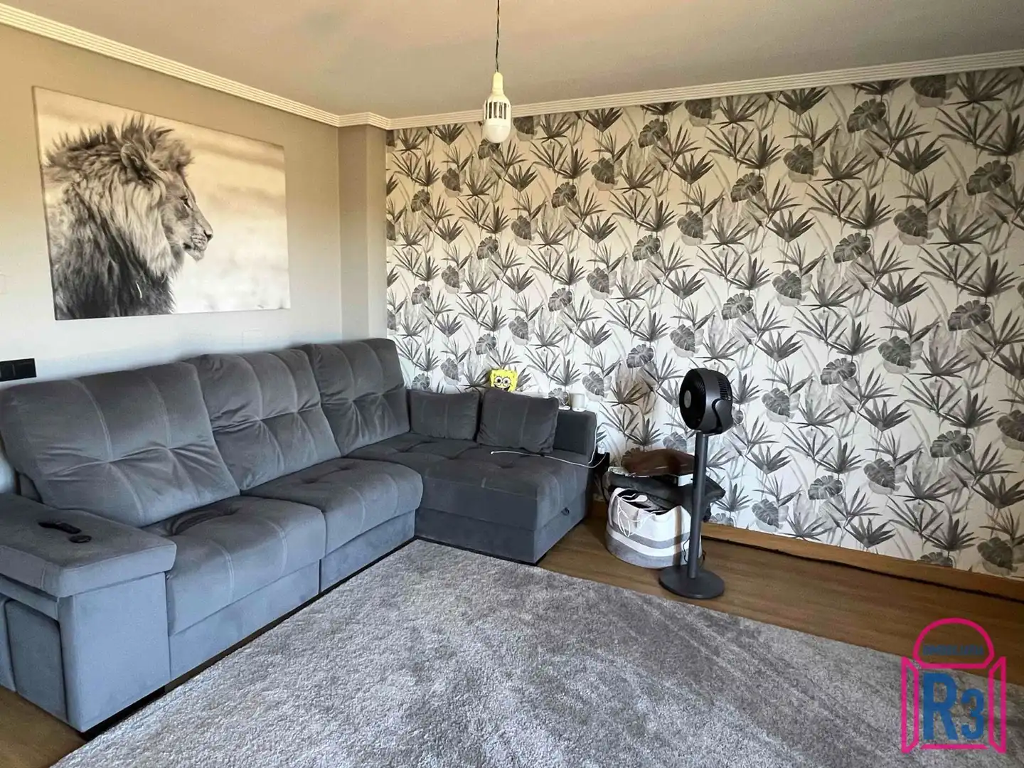 Sala de estar de Casa adosada en venta en Garrafe de Torío con Calefacción