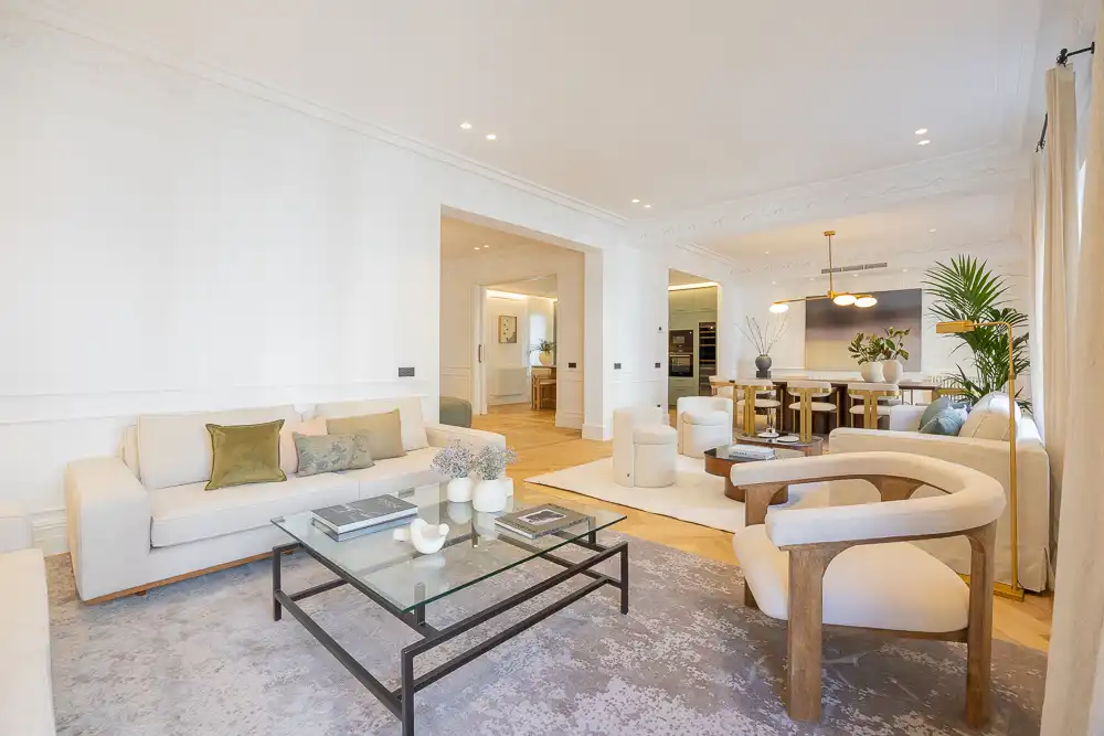 Sala de estar de Piso en venta en Madrid con Aire acondicionado, Calefacción y Parquet