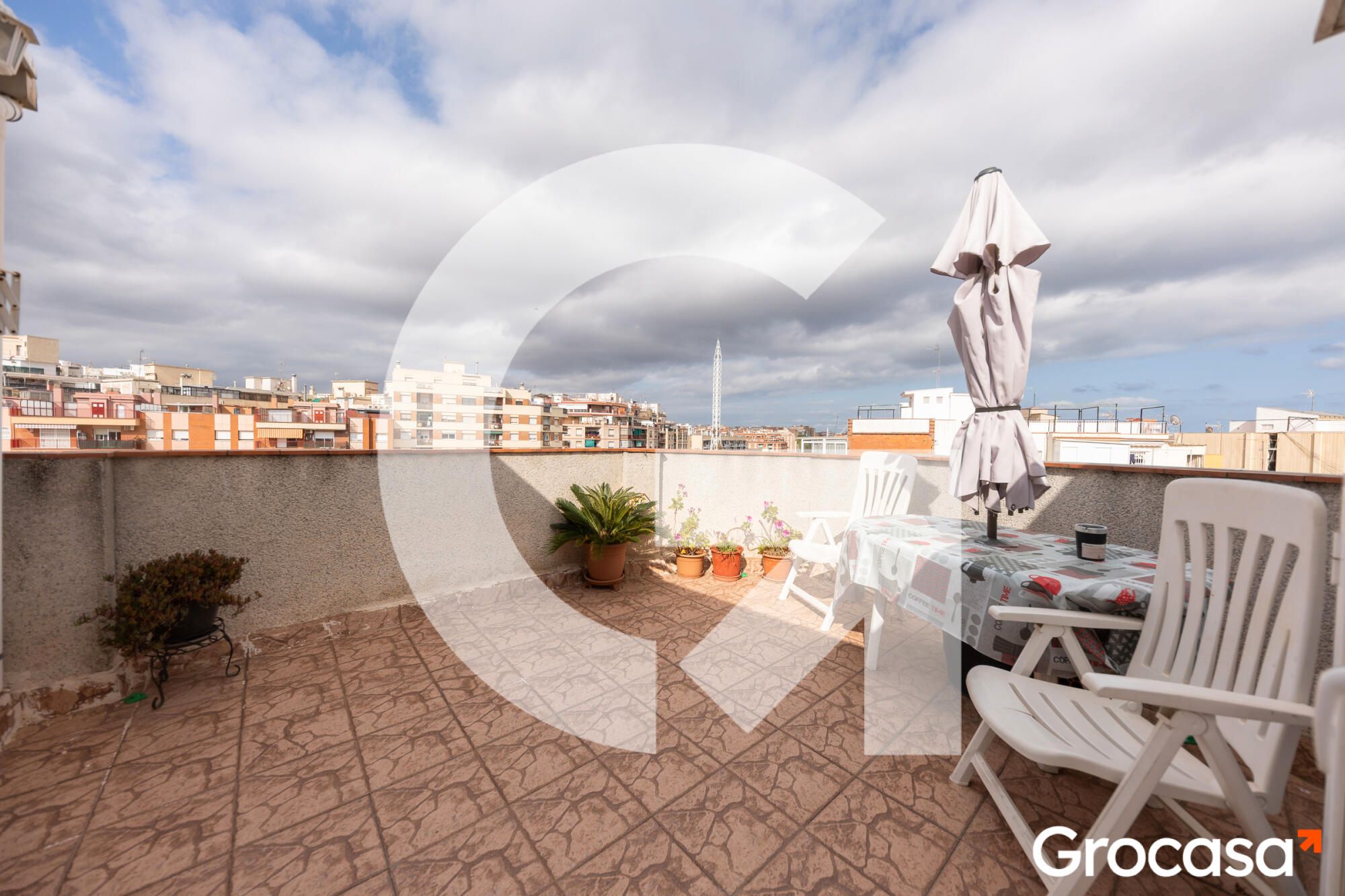 Terrace of Flat for sale in L'Hospitalet de Llobregat  with Air Conditioner, Heating and Terrace