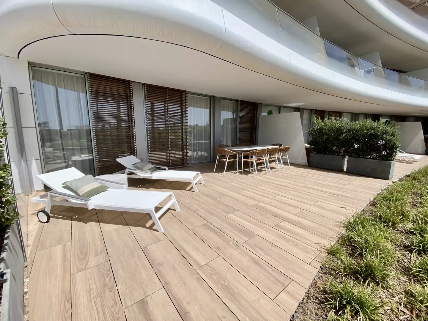 Terraza de Planta baja de alquiler en Estepona con Calefacción, Jardín privado y Terraza