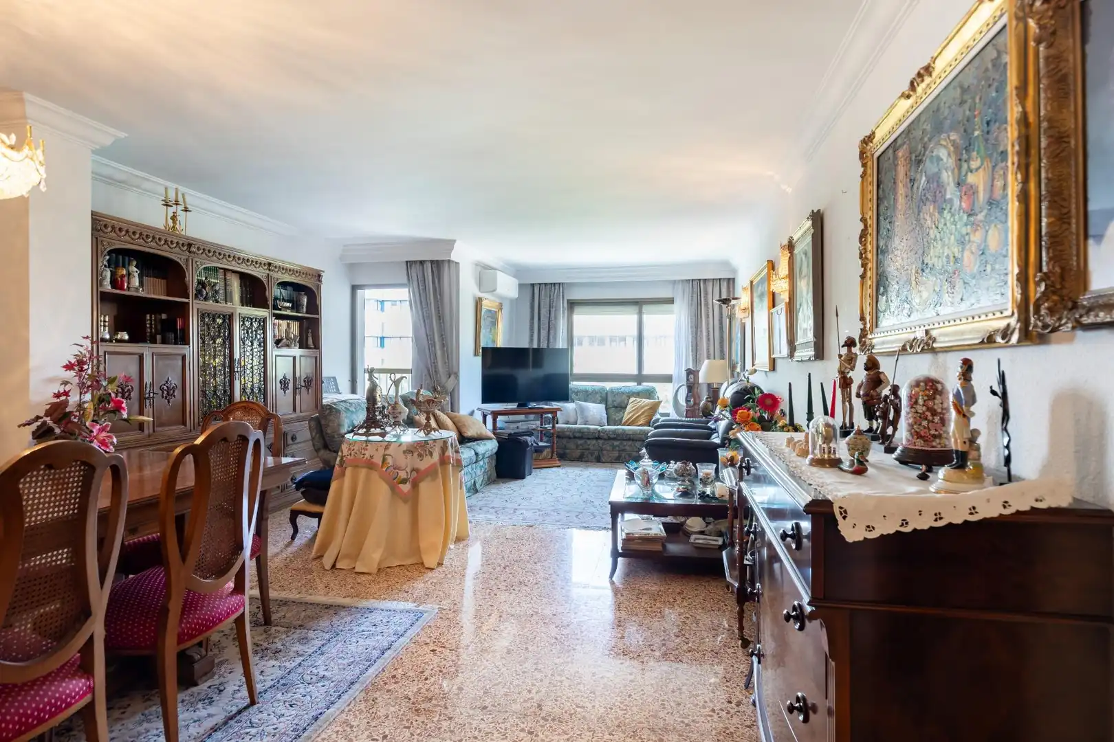 Sala de estar de Piso en venta en  Palma de Mallorca con Aire acondicionado, Calefacción y Terraza