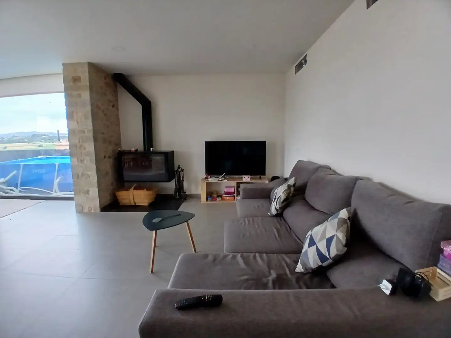 Sala de estar de Casa o chalet en venta en Albons con Aire acondicionado, Calefacción y Jardín privado