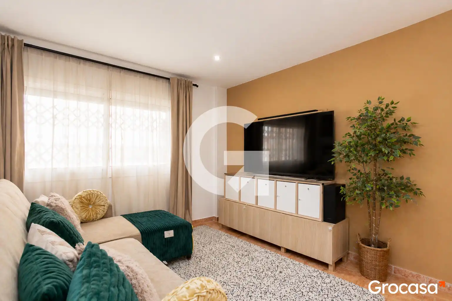 Wohnzimmer von Maisonette zum Verkauf in Sant Vicenç Dels Horts mit Heizung, Ofen und Waschmaschine