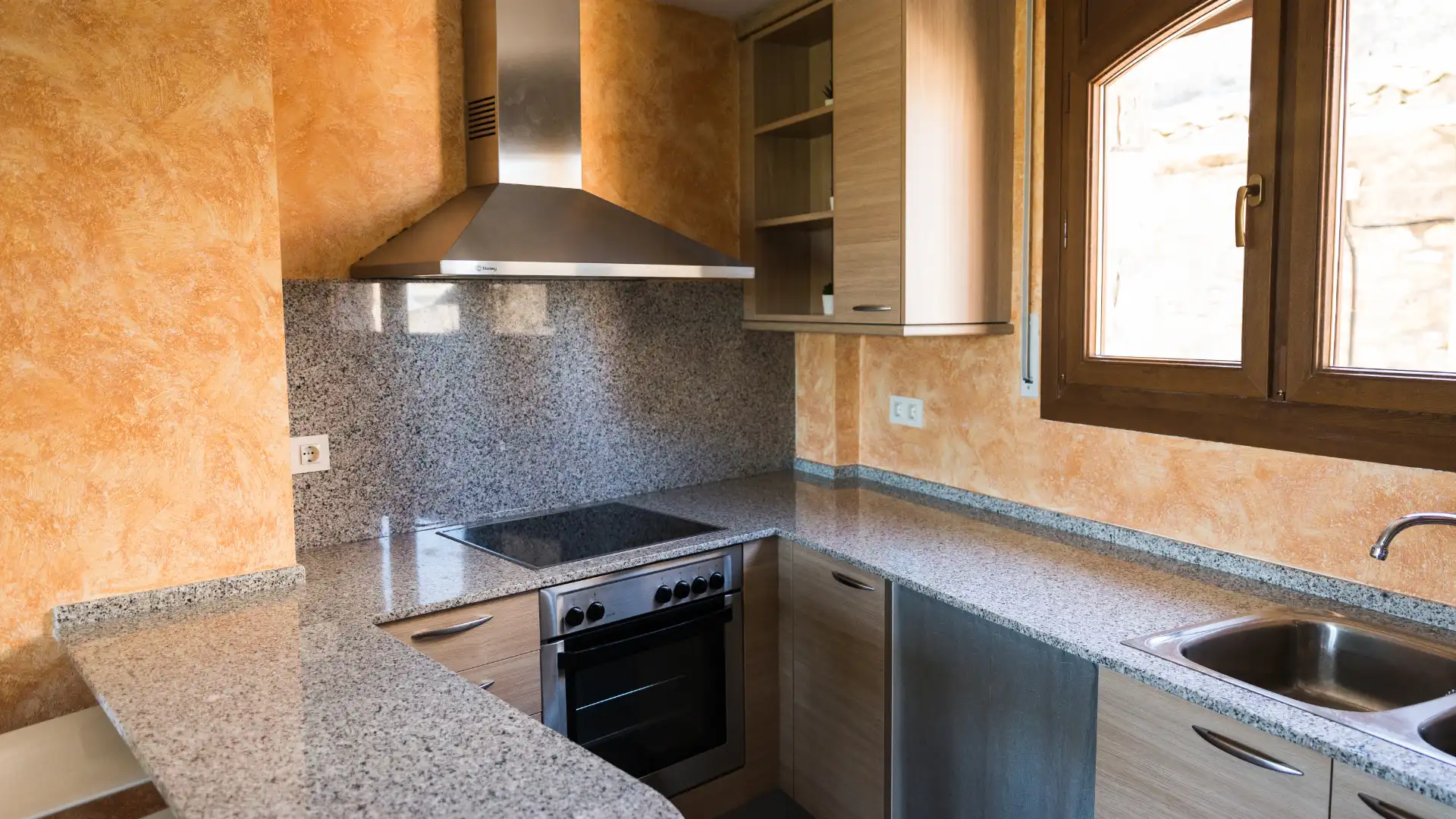 Cocina de Finca rústica en venta en Passanant i Belltall con Calefacción, Parquet y Terraza