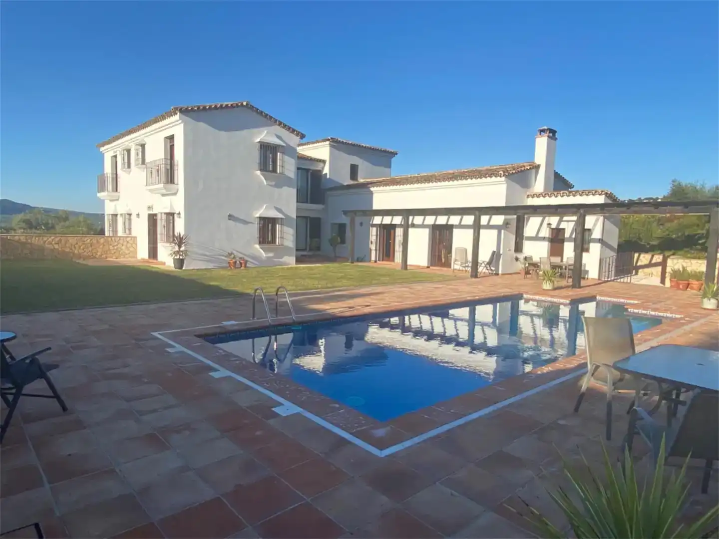 Piscina de Finca rústica en venda en Ronda amb Aire condicionat, Jardí privat i Piscina