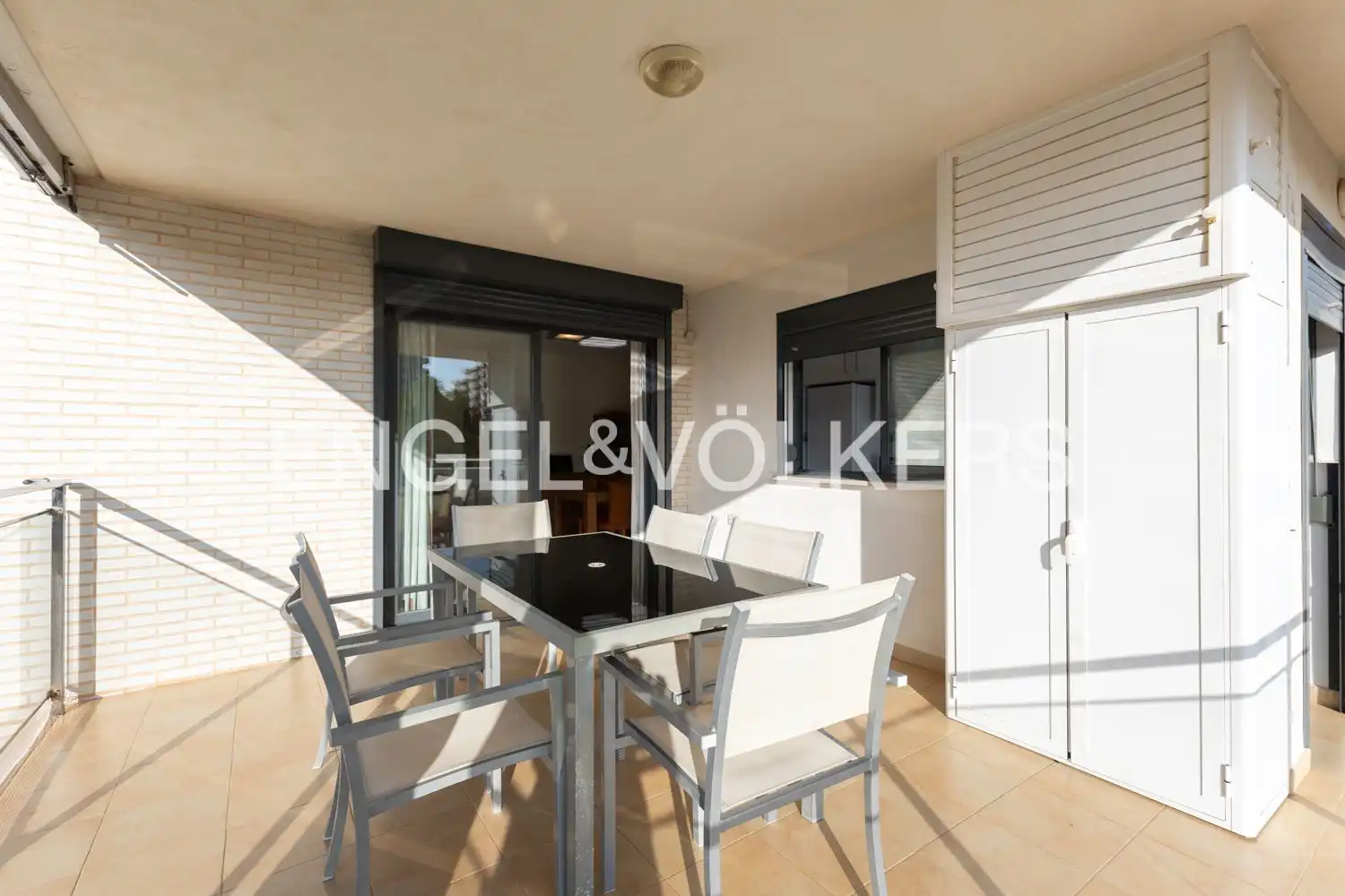 Terrasse von Wohnung zum Verkauf in Oropesa del Mar / Orpesa mit Klimaanlage, Heizung und Privatgarten