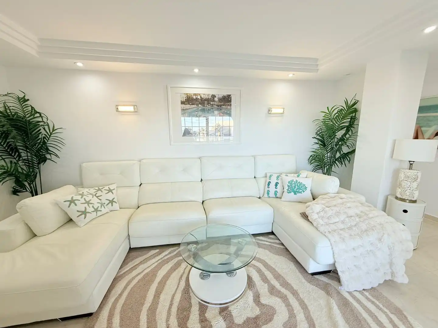 Living room of Apartments for sale in La Manga del Mar Menor  with Air Conditioner, Terrace and Furnished