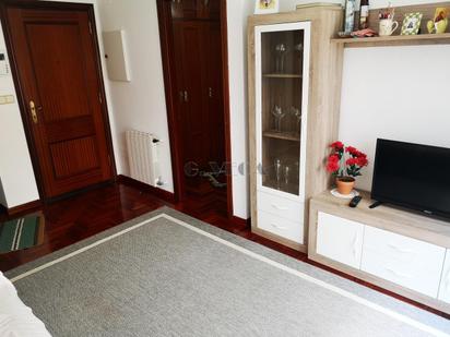 Sala d'estar de Apartament de lloguer en Vigo  amb Calefacció, Parquet i Moblat