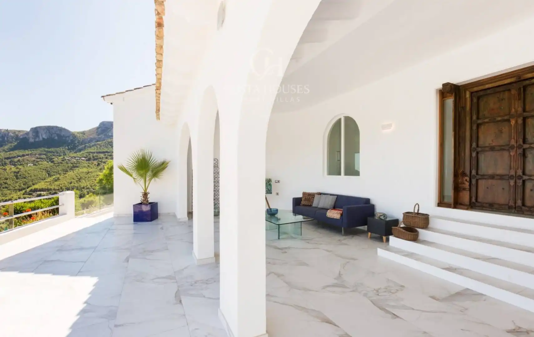 Terraza de Casa o chalet en venta en Benissa con Aire acondicionado, Calefacción y Jardín privado