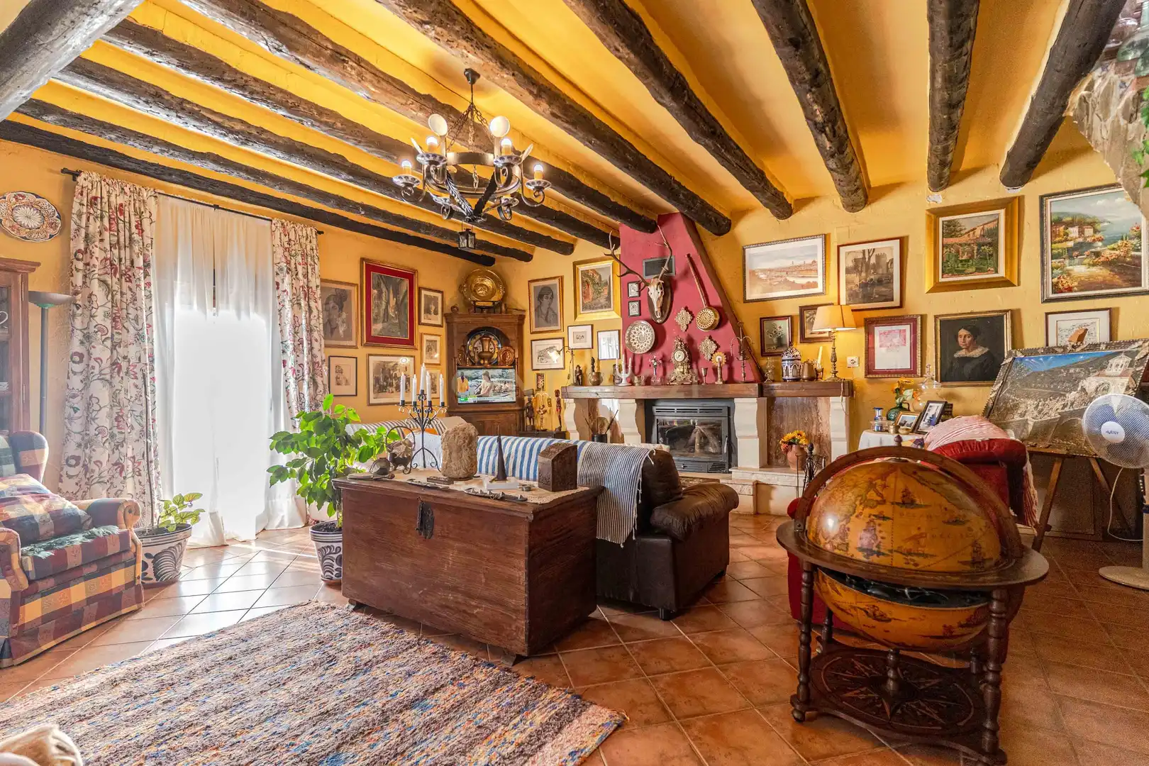 Living room of Houses for sale in Lanjarón  with Private garden, Storage room and Swimming Pool