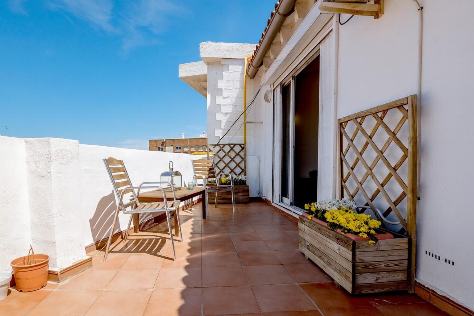 Terrassa de Àtic de lloguer en  Valencia Capital amb Aire condicionat, Calefacció i Terrassa