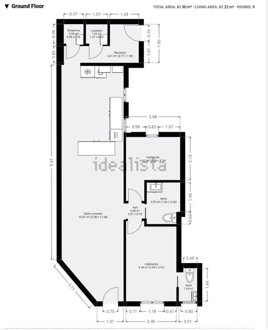 Wohnung mit Aufzug zum Verkauf in Carrer de Verdi, imagen 22