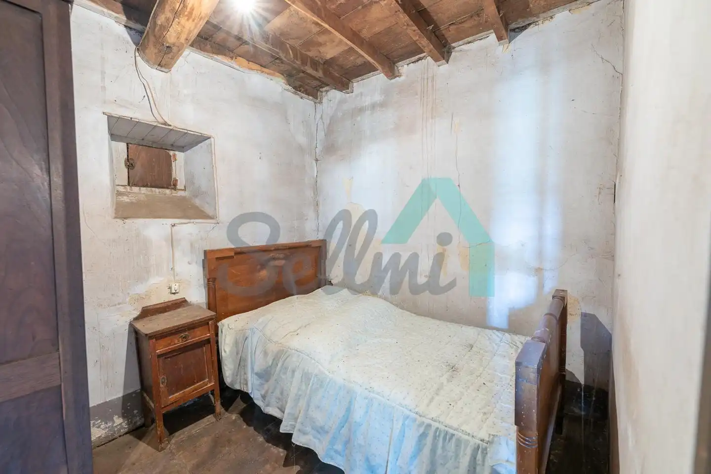 Schlafzimmer von Einfamilien-Reihenhaus zum Verkauf in Quirós mit Privatgarten und Terrasse